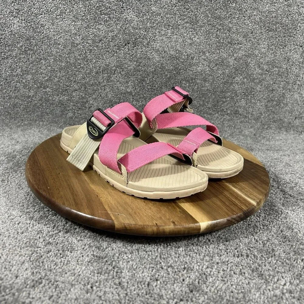 Chaco Lowdown Slide Women’s Size 7 Hot Pink Outdoor Trail Slip On Sandals Used